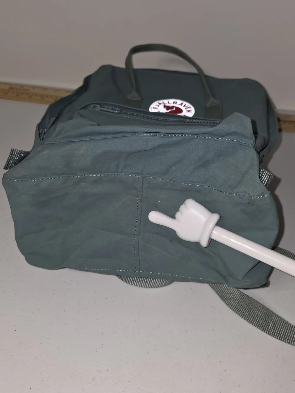 Fjallraven Kanken Fjällräven Kånken Classic Backpack Frost Green W/ Seat Pad